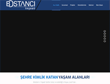 Tablet Screenshot of bostanciinsaat.com